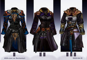 3 Fantasy Outfits - Adoptables closed