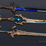 3 Fantasy Blades - Adoptables $12 each