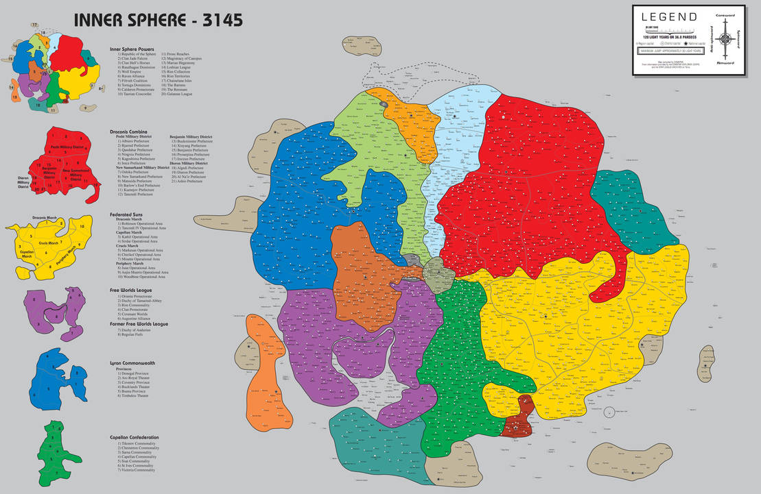 Battletech 3145 Map by Kamikage86 on DeviantArt