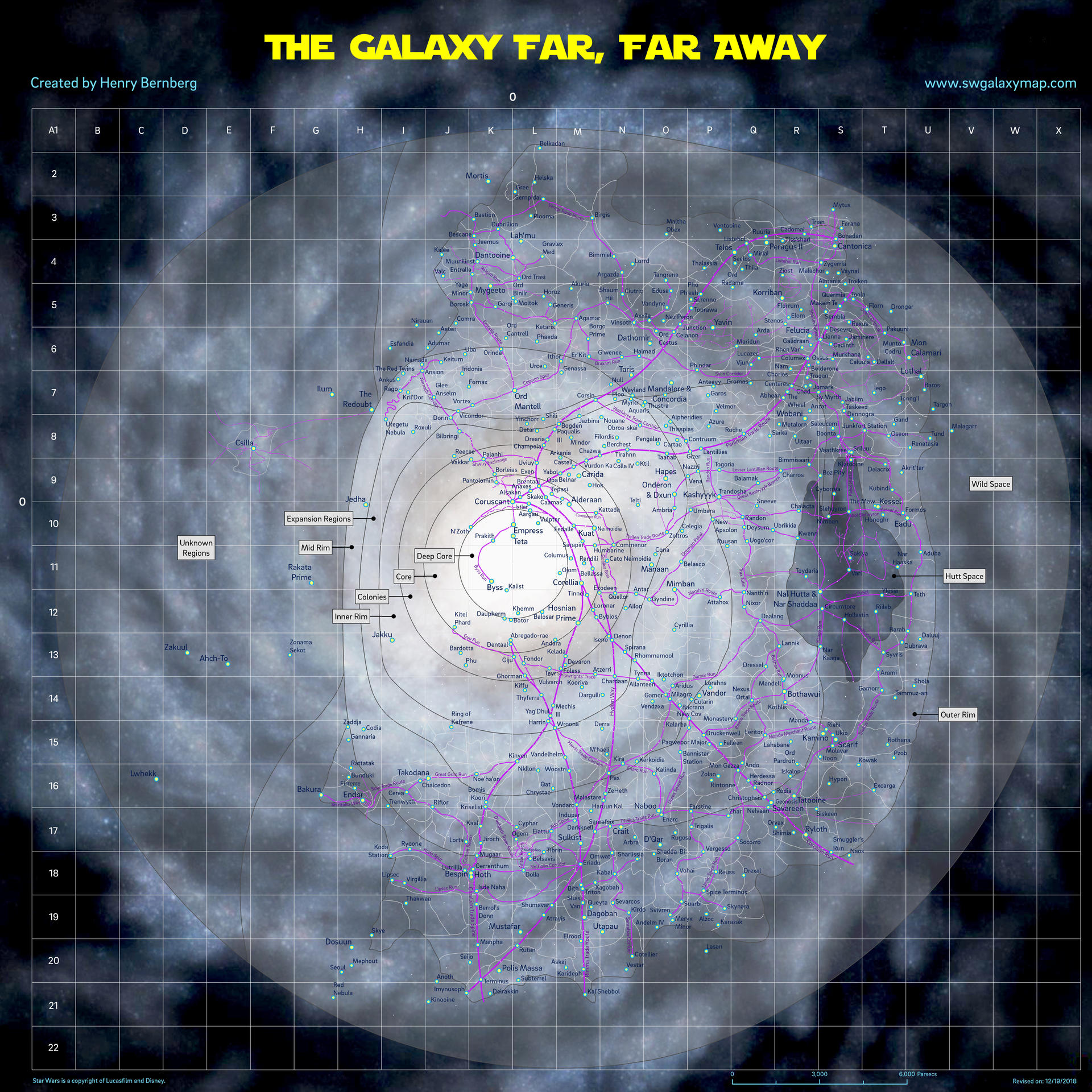 Star Wars Galaxy Map by Kamikage86 on DeviantArt