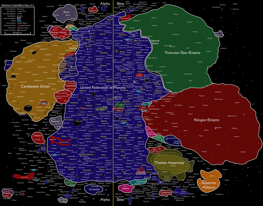 Star Trek UFP Map by Kamikage86 on DeviantArt
