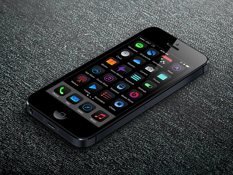 Dark iOS7