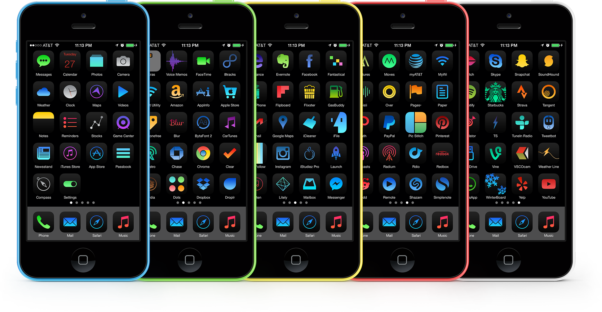 Obscuro and iOS 7 Theme