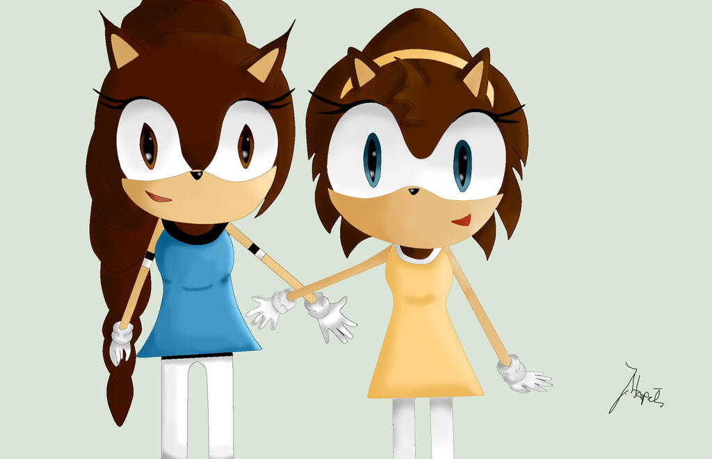 Lea the Lynx and Janine the Hedgehog