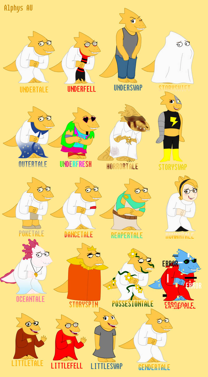 Alphys AU by MLPRainbow10 on DeviantArt