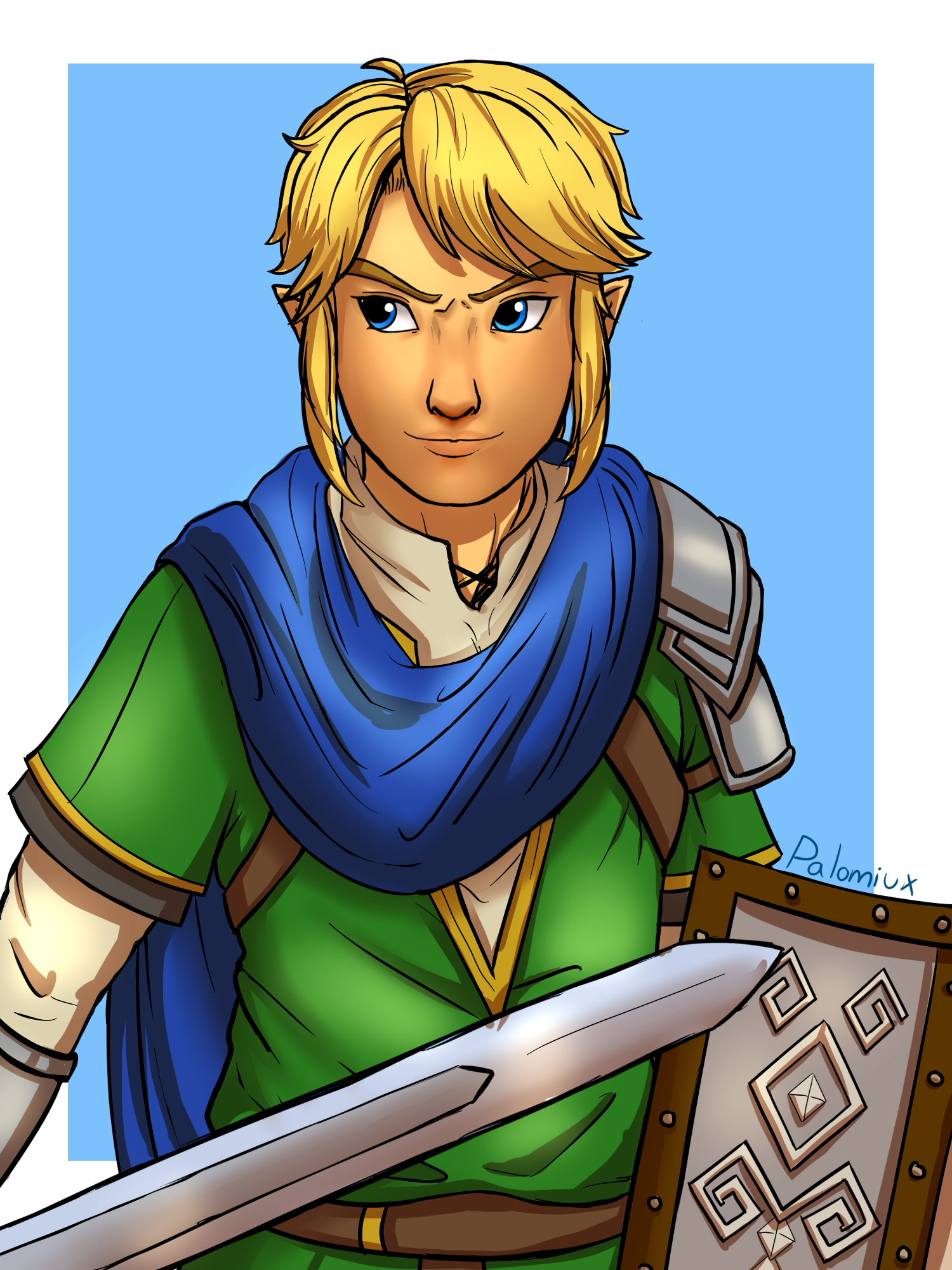 The Legend of Zelda Hyrule Warriors Link Render by Awesome-Yuuko