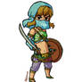 Toon Link (Breath of the Wild) - Gerudo Armor Set