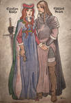 Lord and Lady Stark by Sigune