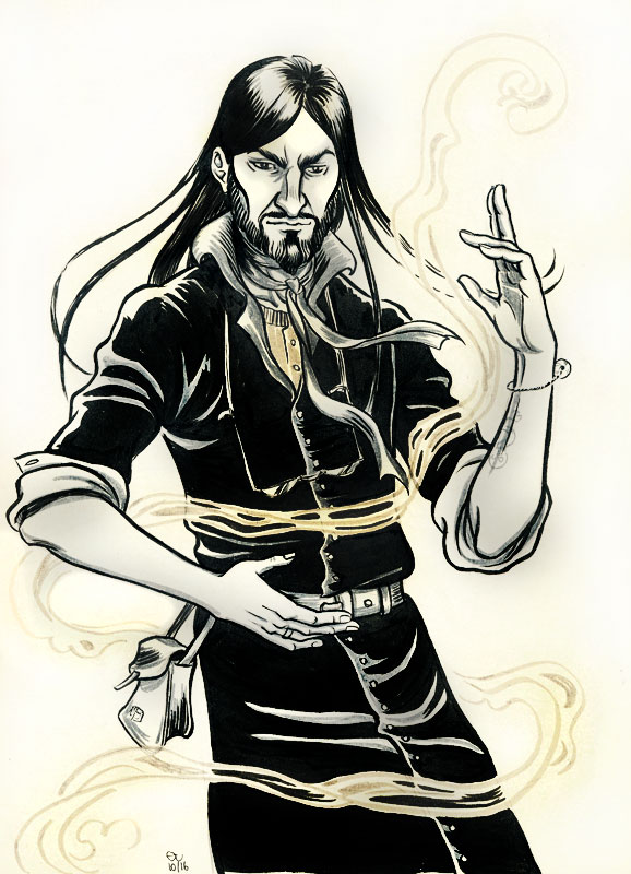 Wandless Magic (Inktober) by Sigune