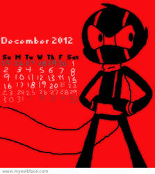 Randy Cunningham December 2012 Calendar