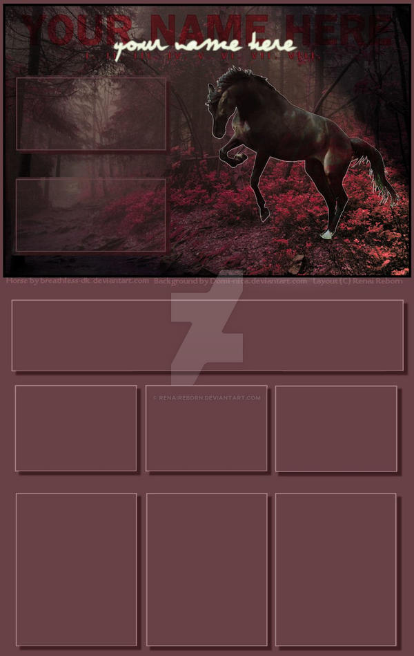 Layout Example 1 by RenaiReborn on DeviantArt