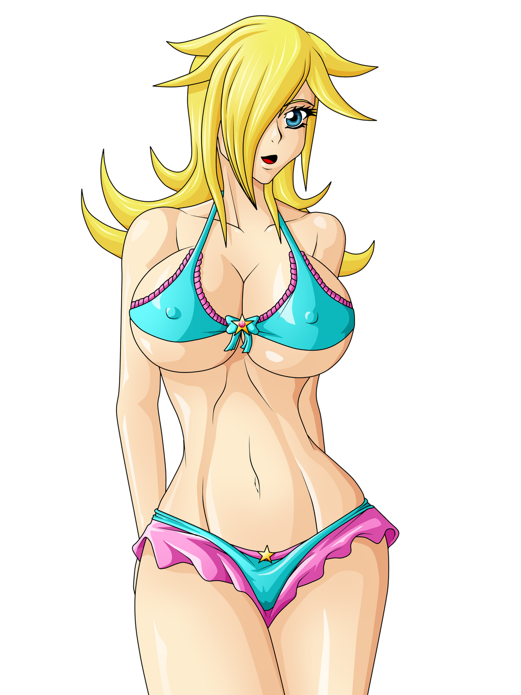 Rosalina in bikini commission.
