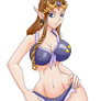 Zelda in bikini