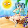 Sona x Veigar on the beach 1