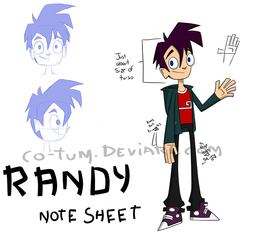 Randy Cunningham Note Sheet by Co-tum on DeviantArt