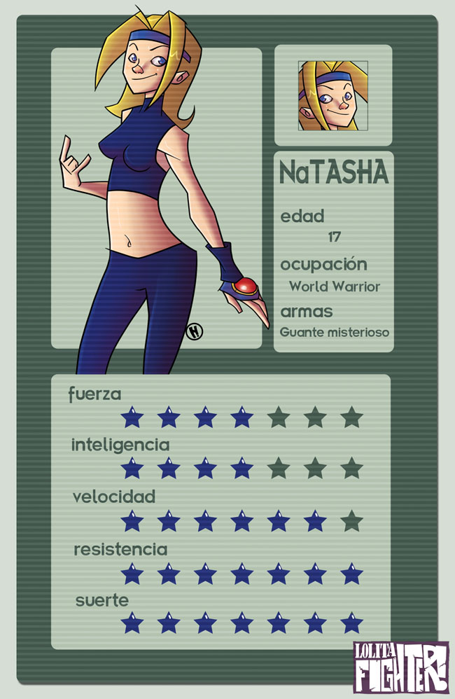 NATASHA CHARACTER SHEET