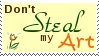 STAMP:  Don't Steal my Art by djRimzi