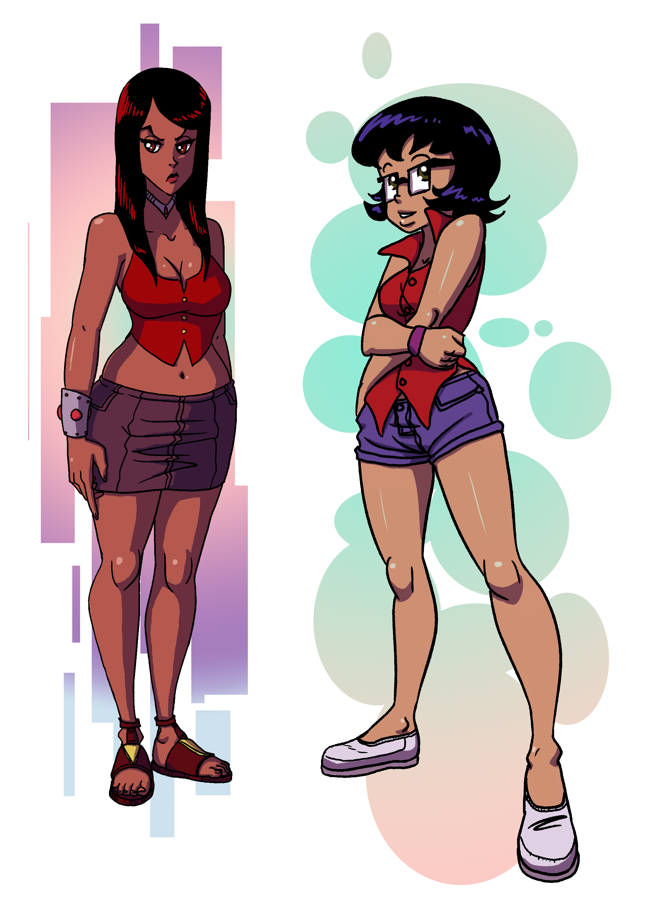 (Left) Vanessa (Right) Naomi