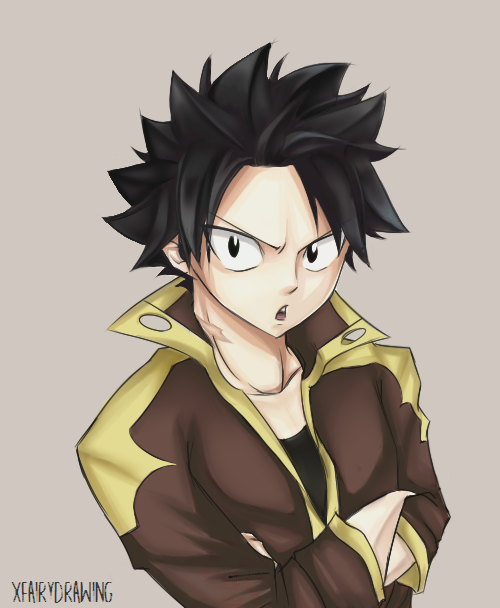 Black haired Natsu