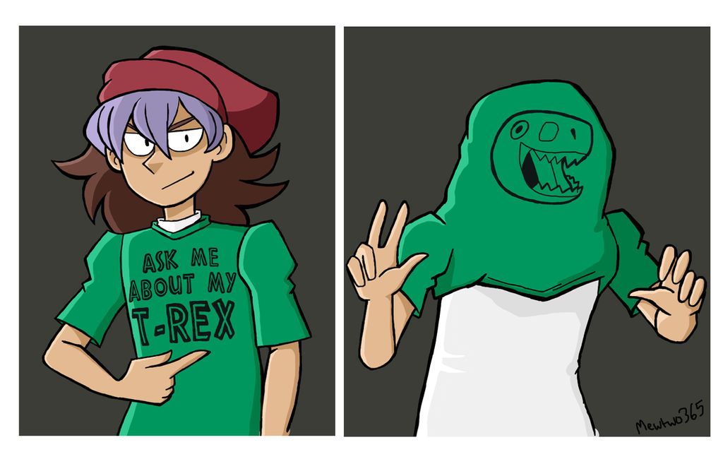 Rex Raptor Blush The Perfect Shirt for Rex Raptor by mewtwo365 on DeviantArt