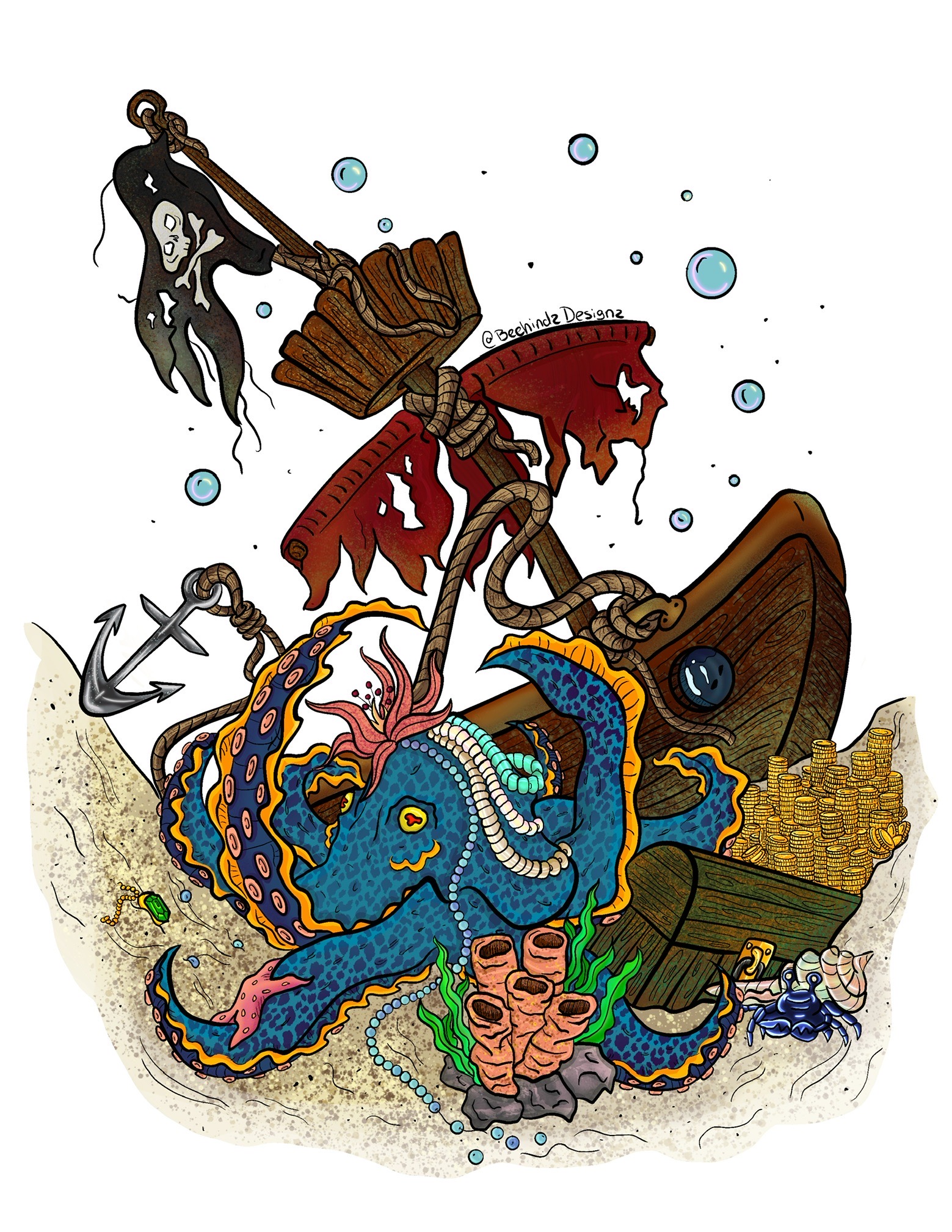 SunkenTreasure by BeehindzDesignz on DeviantArt