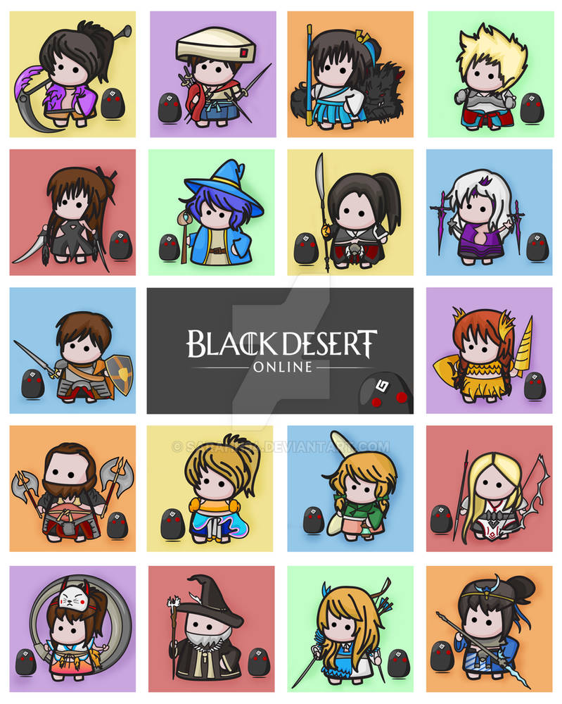 Black Desert Online - Class Icons by Sarahh94 on DeviantArt