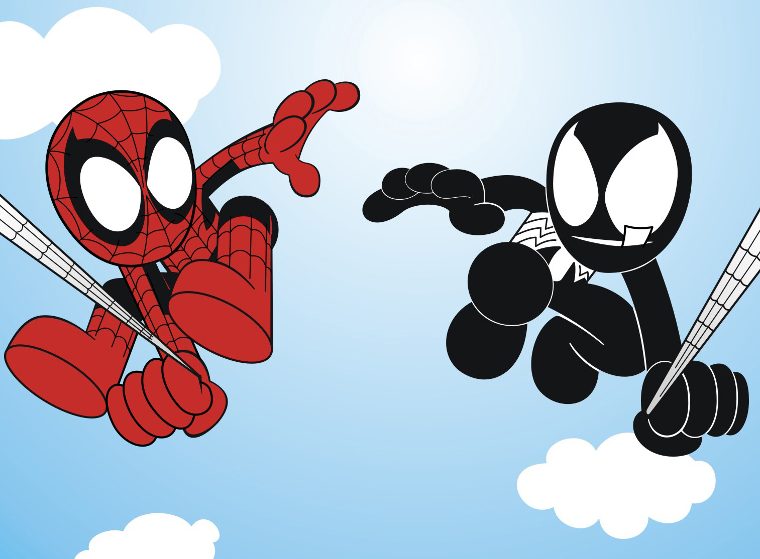 Spidey and Venom