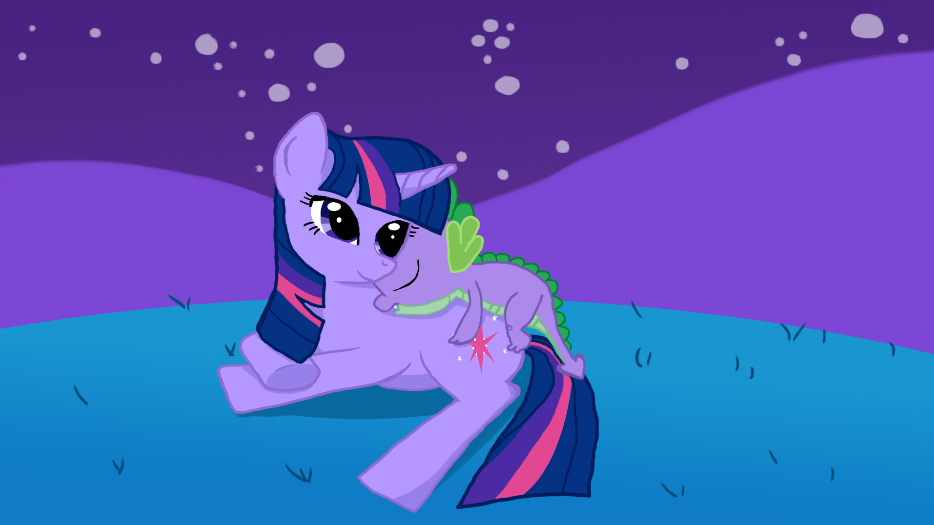 MLP: FiM Spike and Twilight