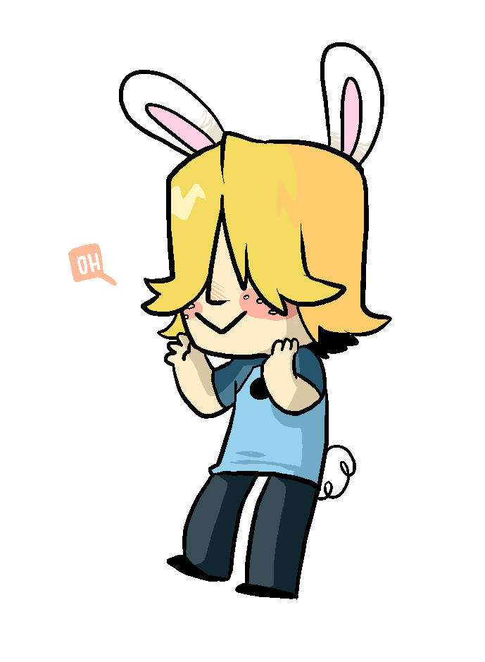 Bunny Chuckles by D-fox on DeviantArt