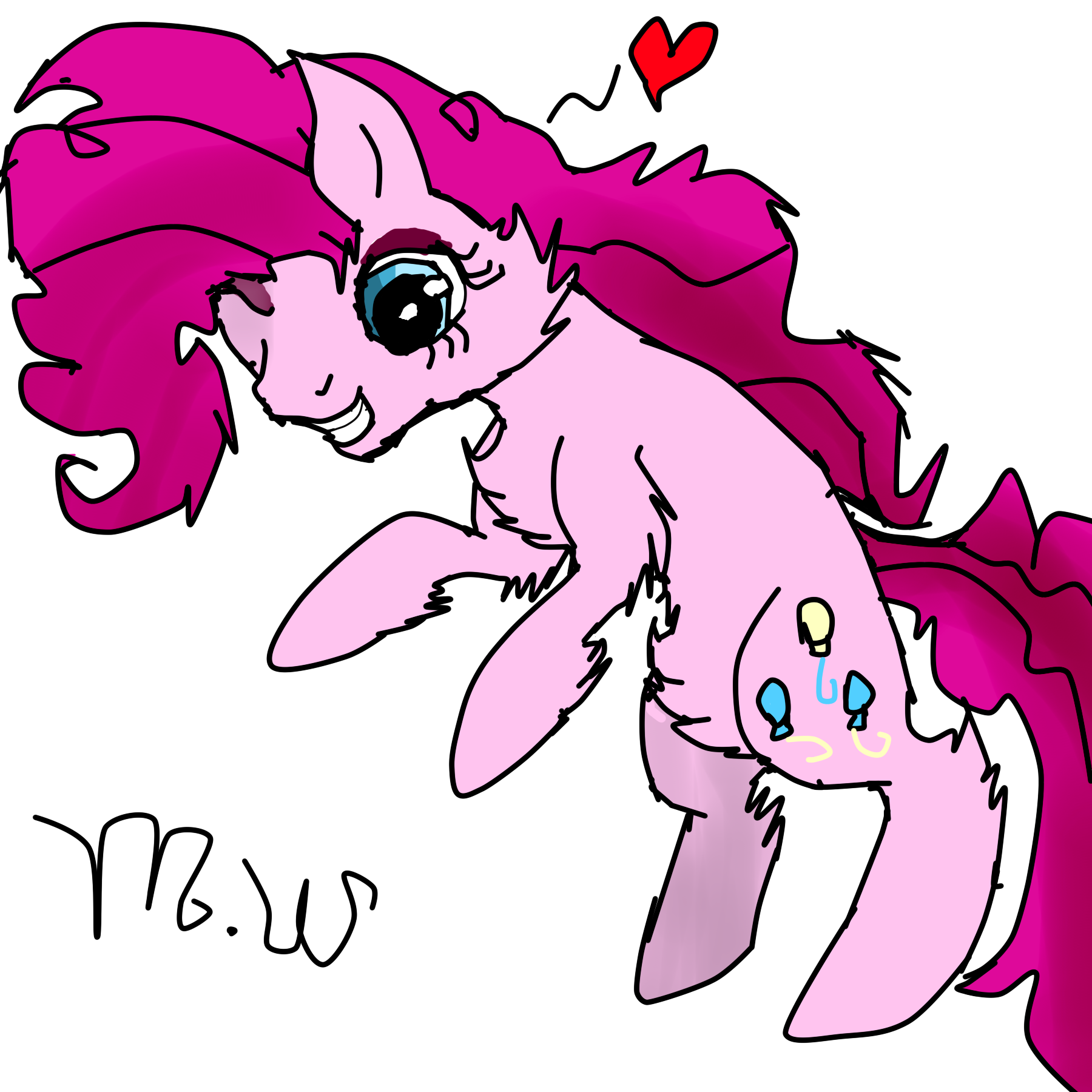 the back of my AU MLP