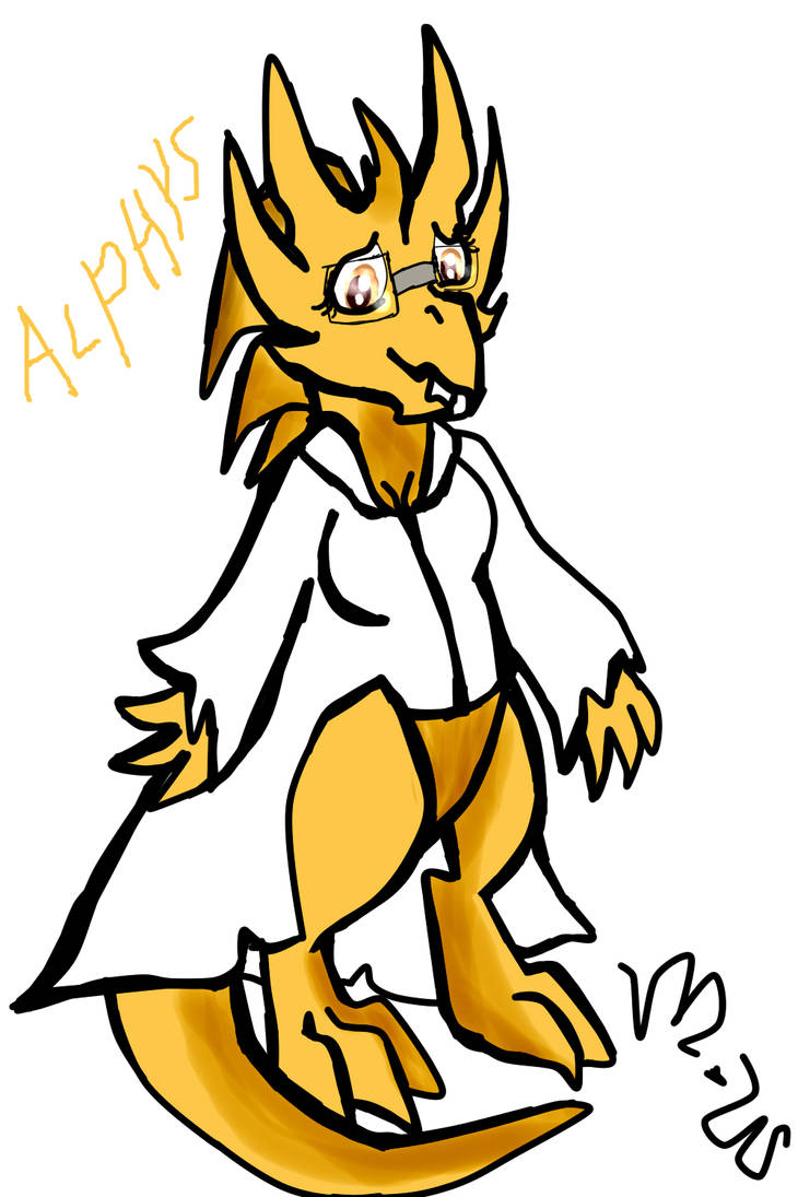 UnderTale Alphys by worgenbunnybonnie on DeviantArt