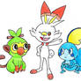 Galar Starters