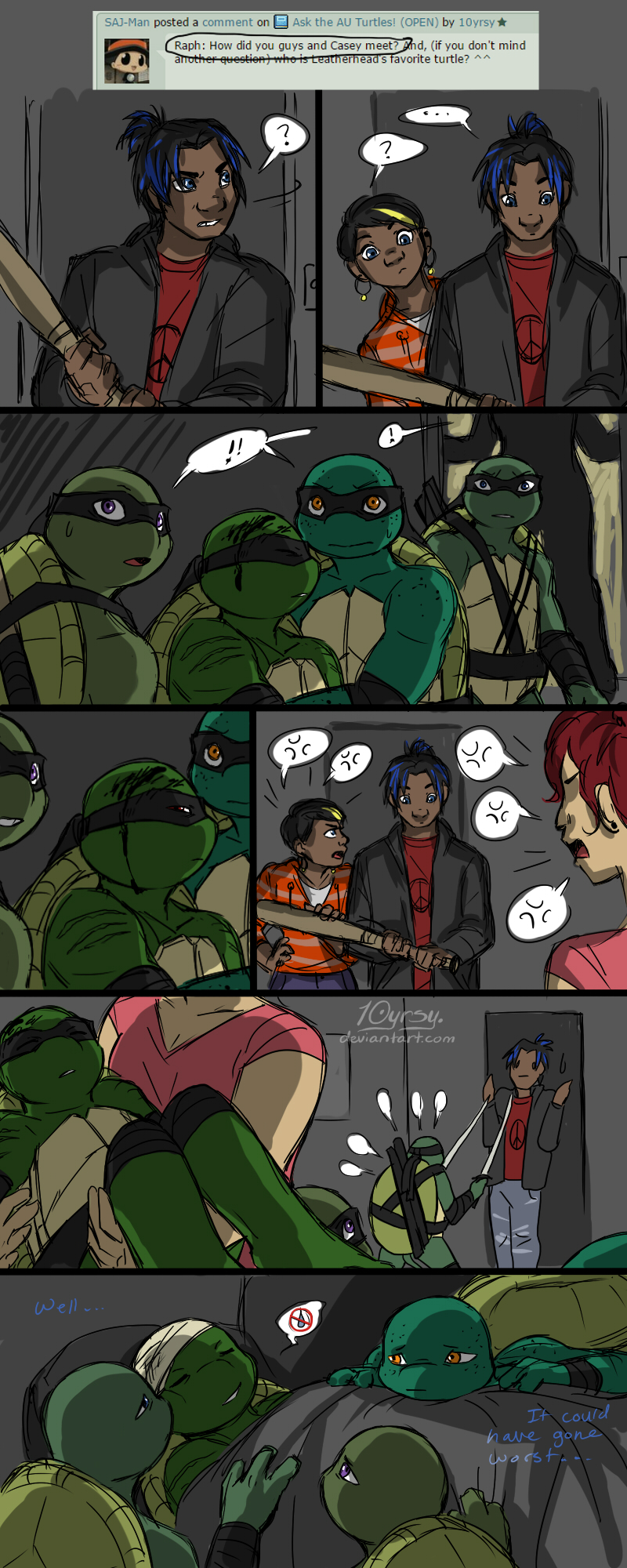 AUT: Enter April pg5 by 10yrsy on DeviantArt  Teenage mutant ninja turtles  art, Teenage ninja turtles, Tmnt