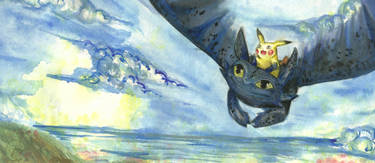 Toothless and Pikachu