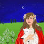 St. Agnes and the Little Lamb