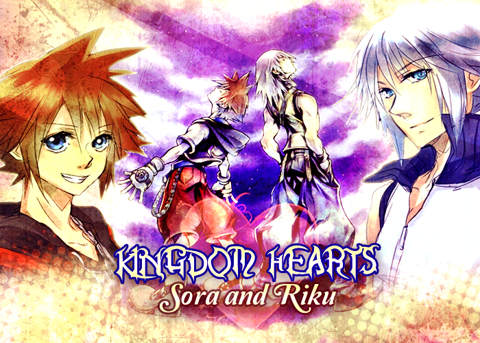 Kingdom Hearts: Sora and Riku blend