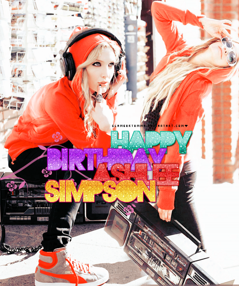 Happy Birthday Ashlee Simpson