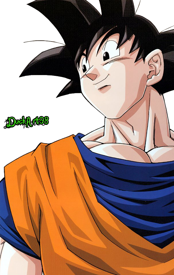 Goku Happy by DuckArt98 on DeviantArt