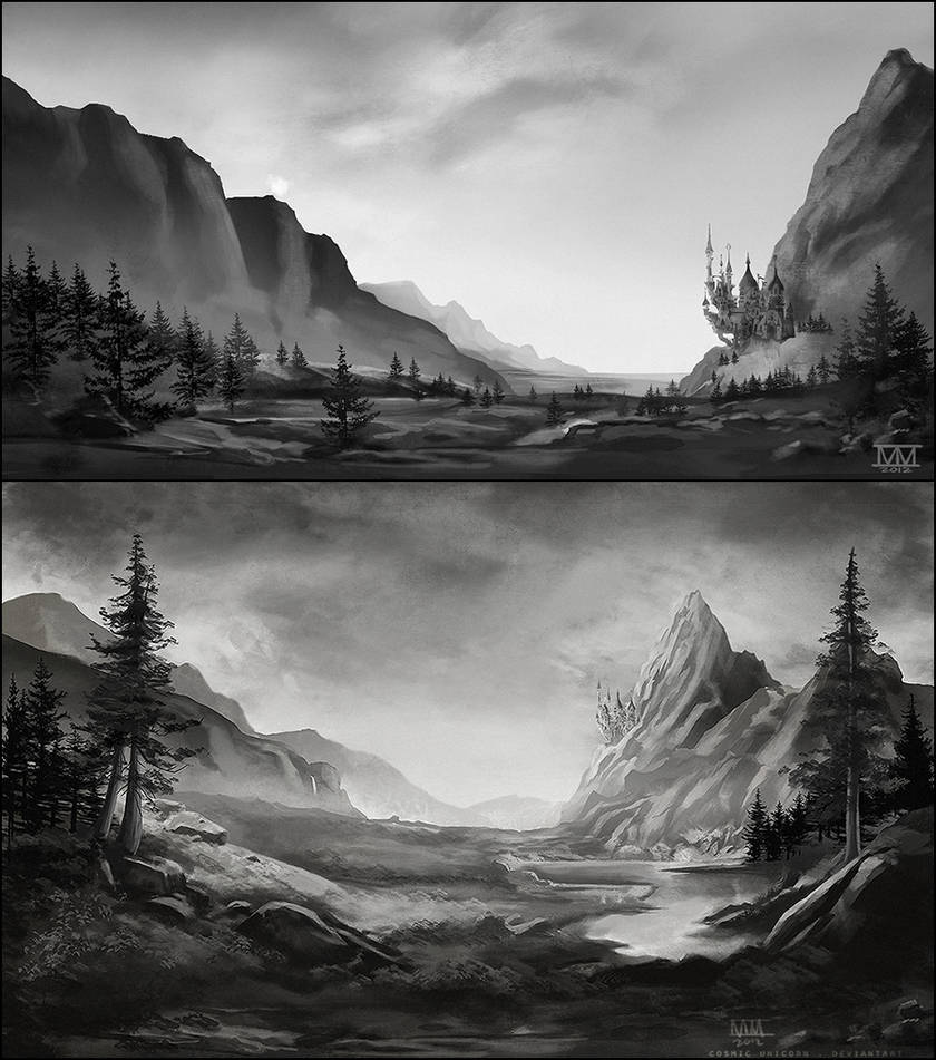 Canterlot--WIP 2.0 by CosmicUnicorn