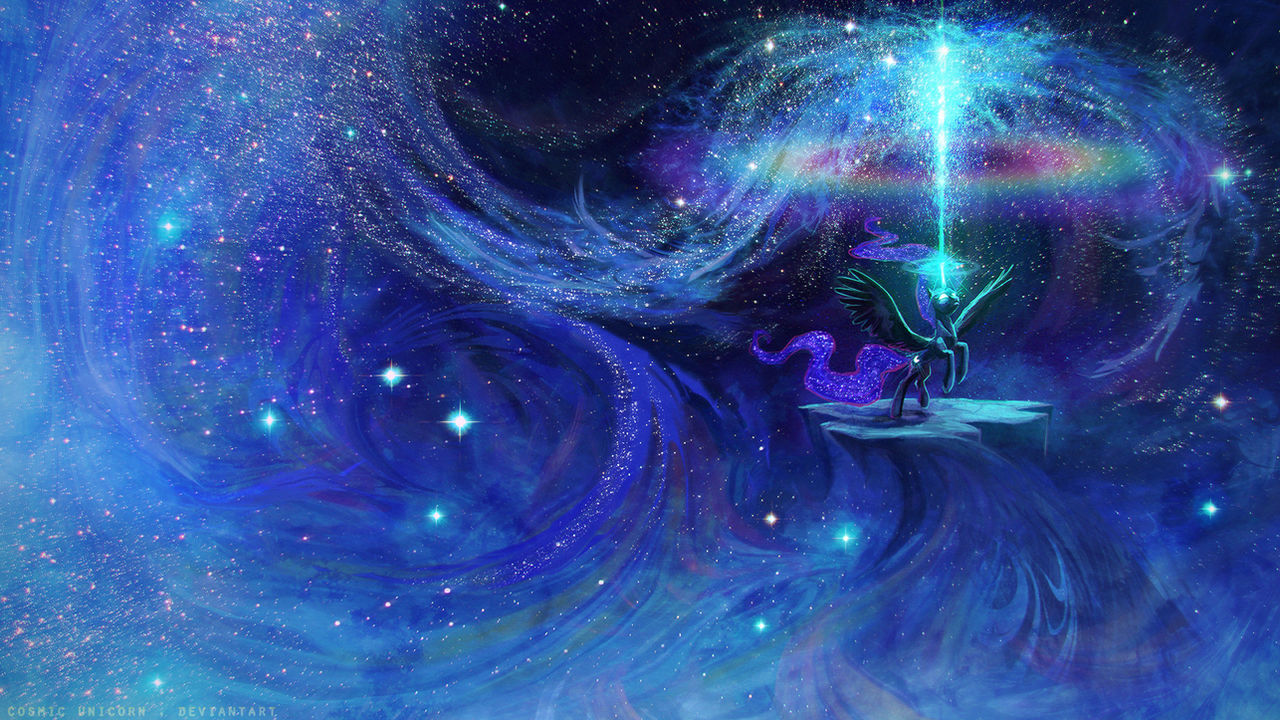 noctilucent fountain by CosmicUnicorn