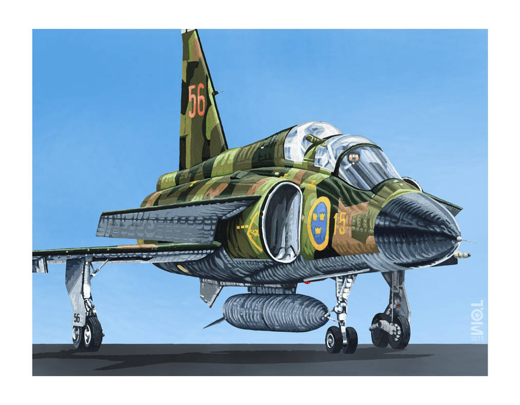 Saab Viggen by tomzoo Saab Viggen by tomzoo