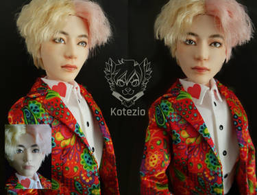 BTS V doll repaint