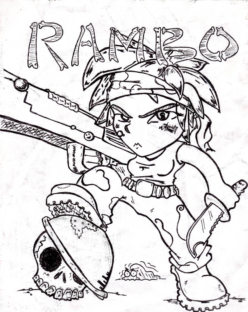 Kids Colouring Rambo Rambo by hypnomoose on DeviantArt