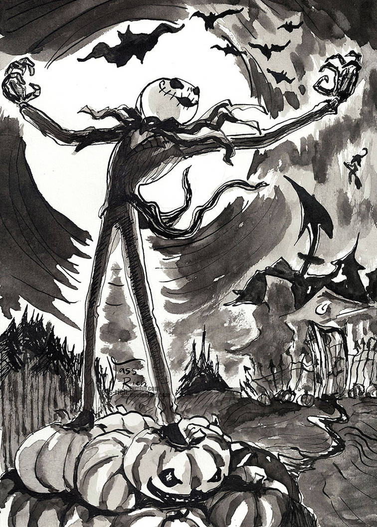 Inktober: Day 27 (ALL HAIL THE PUMPKIN KING) by Vass-RieH on DeviantArt