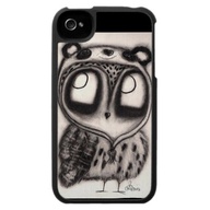 Owl in Panda Hat - iPhone cover