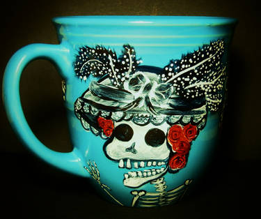 Skeletal Ladies - Day of the Dead Catrinas Mug