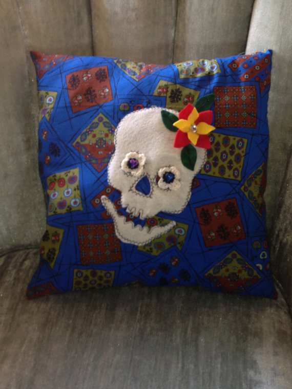 Day of the Dead Pillow $12