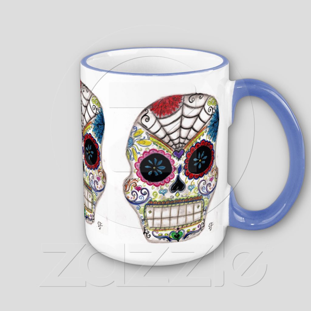 Sugar Skull Mug - For sale