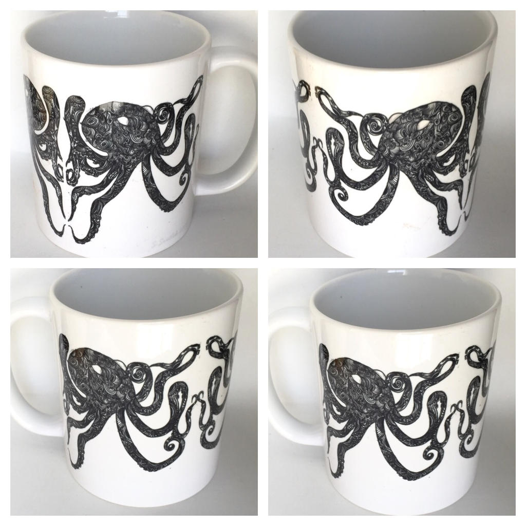 Octopus coffee mug