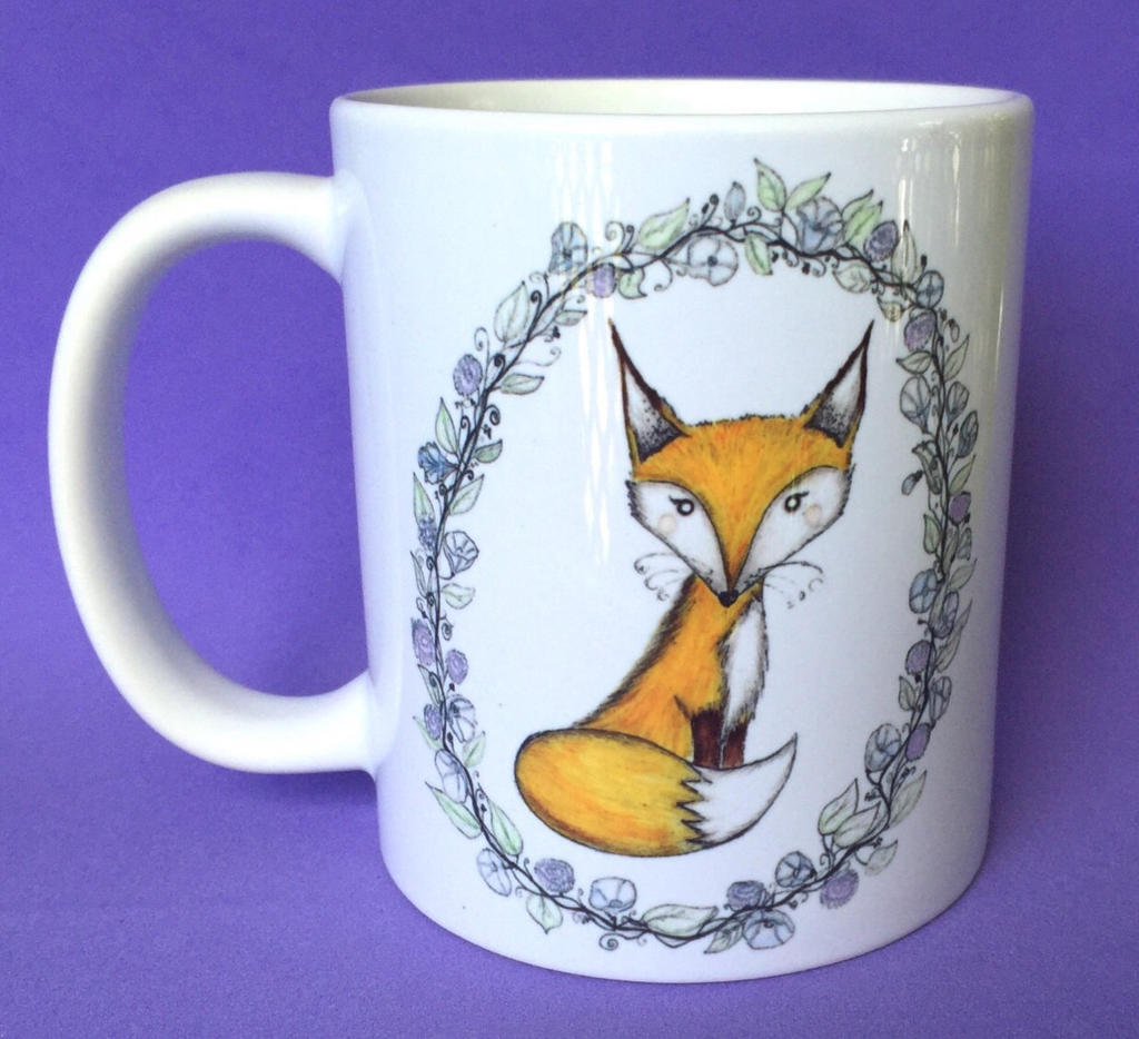 Fox Mug - available @ my etsy shop! 